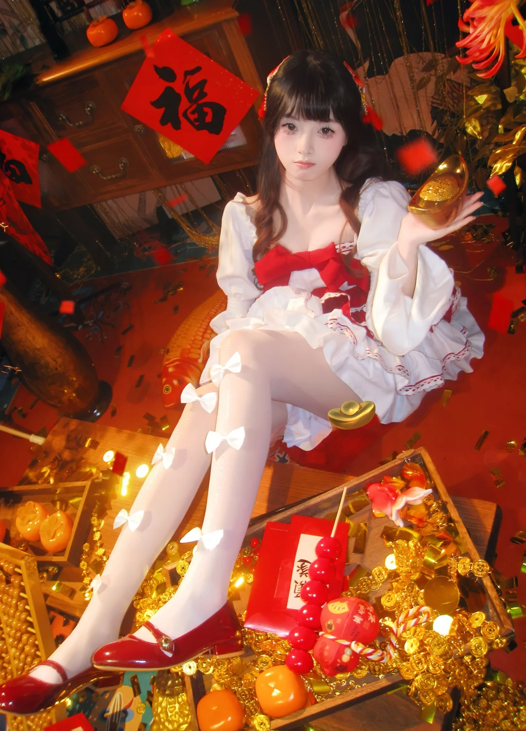 初五接财神，金银满屋堆！