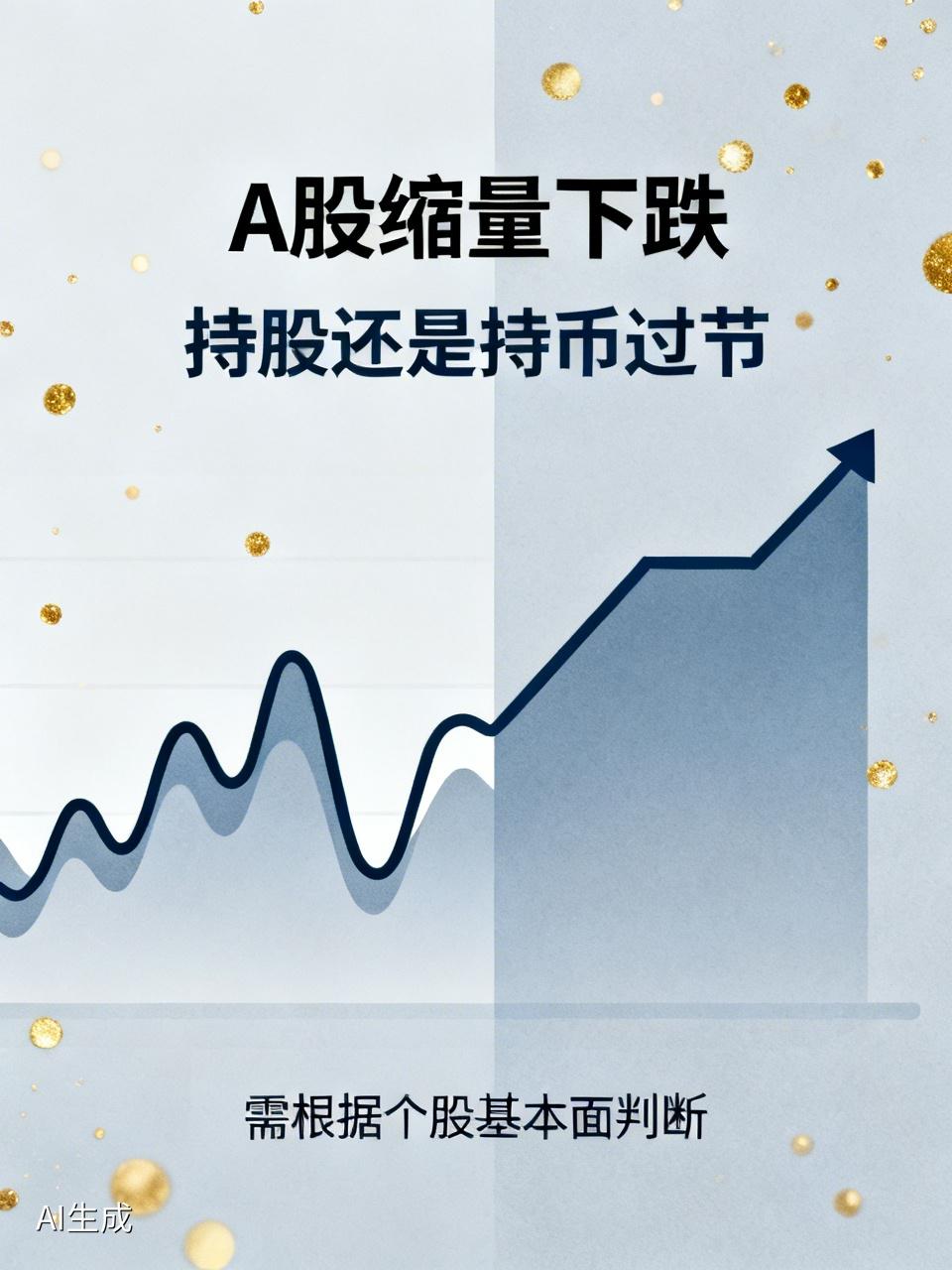 持股还是持币过节 A股缩量下跌，持股还是持币过节这问题可太让人纠结了。缩量下跌说