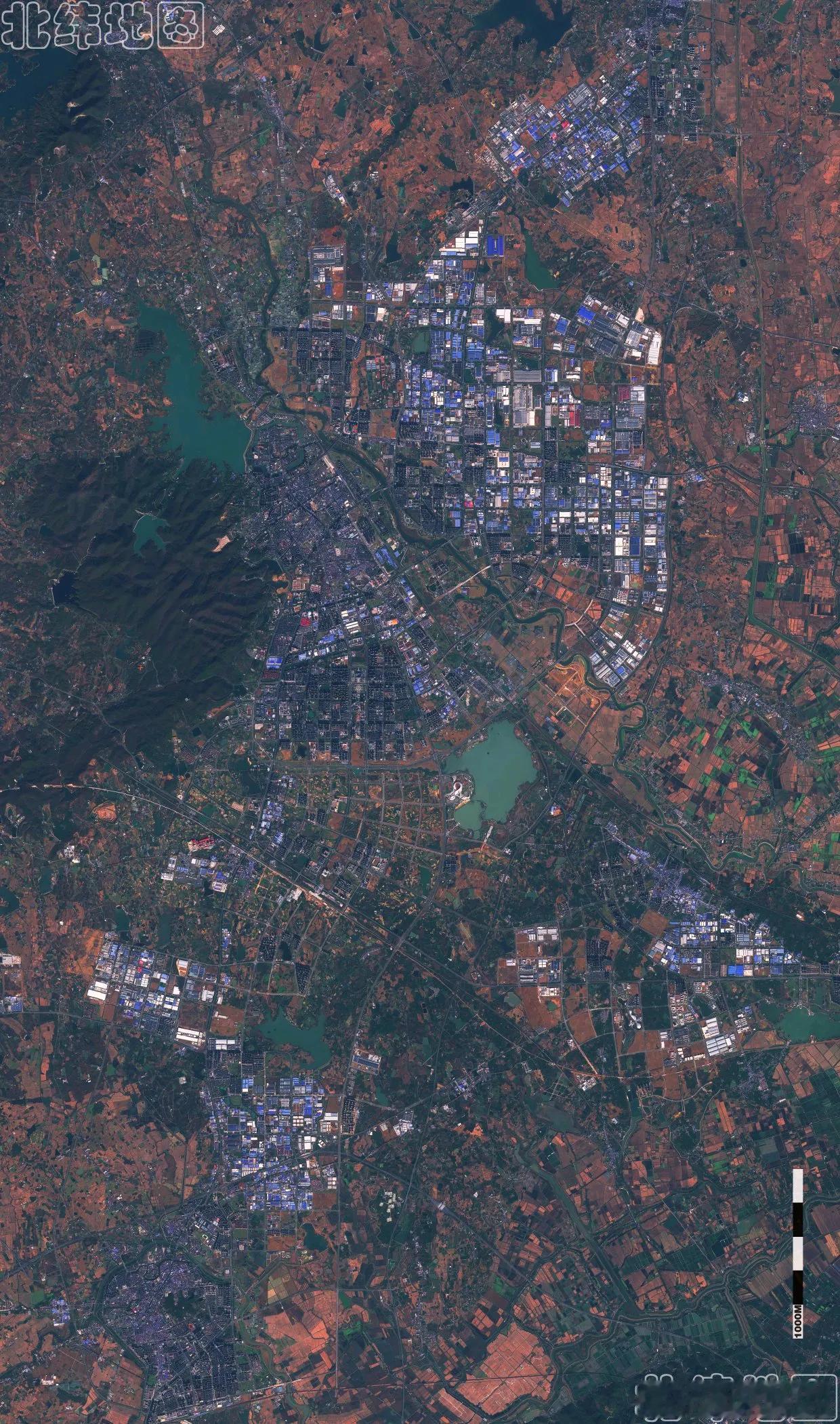 安徽省滁州市最新卫星图（12.08）
