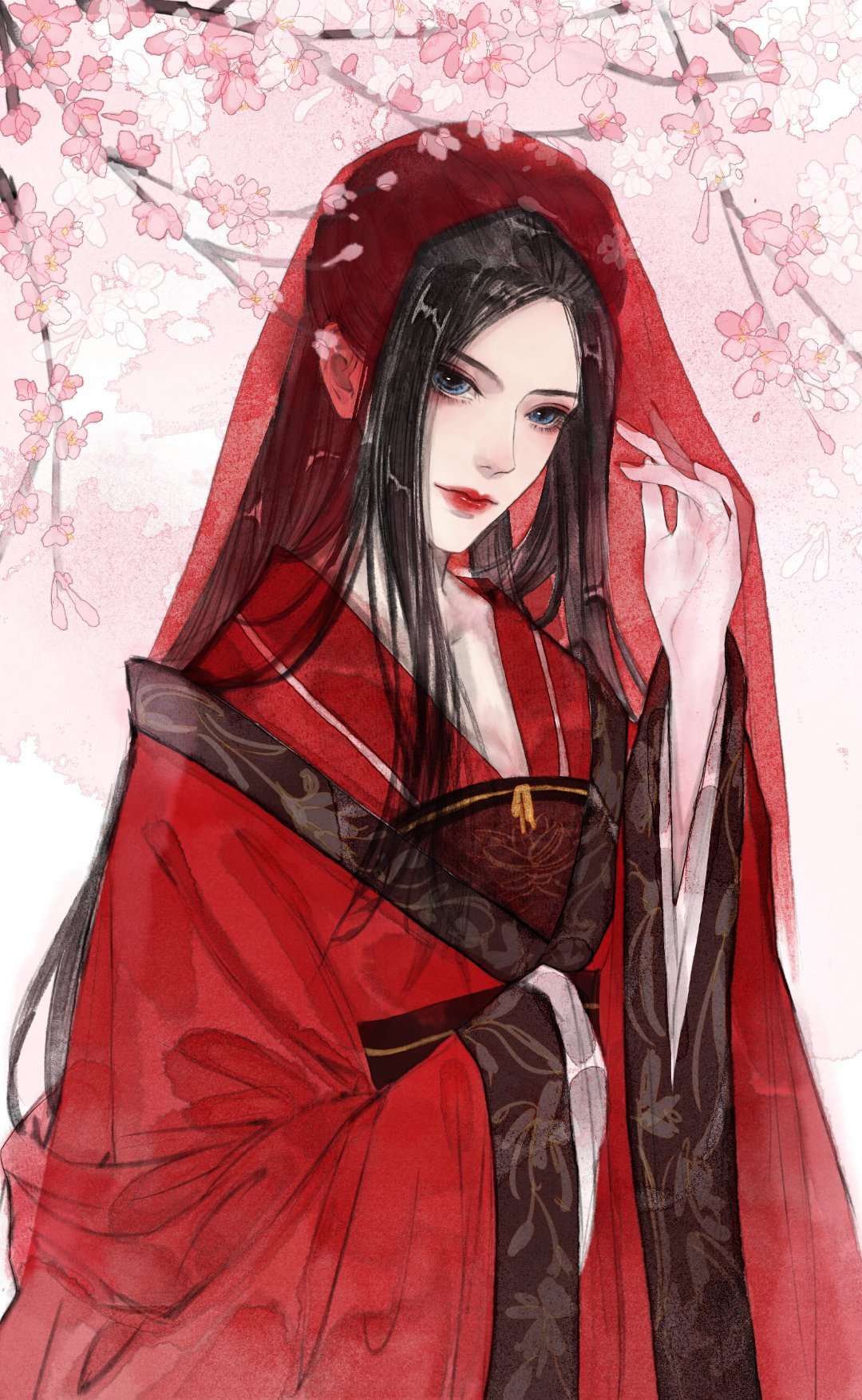 焰灵姬1124生日快乐 天行九歌焰灵姬朱雀焰灵姬红衫倚桃待春光，素袖临窗对朱雀。