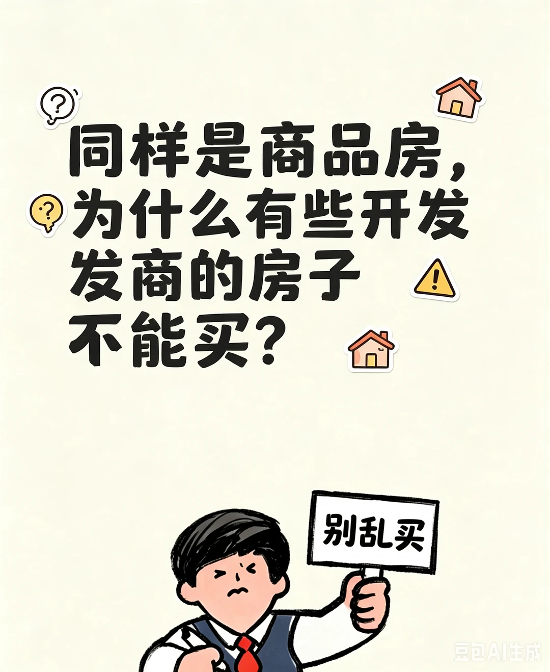 同样是商品房，为什么有些开发商的房子不能买