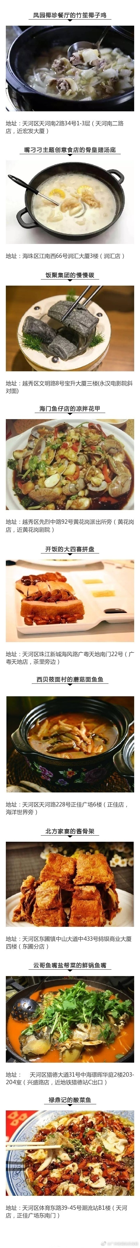 全广州最好吃的100家店， 一起吃遍广州