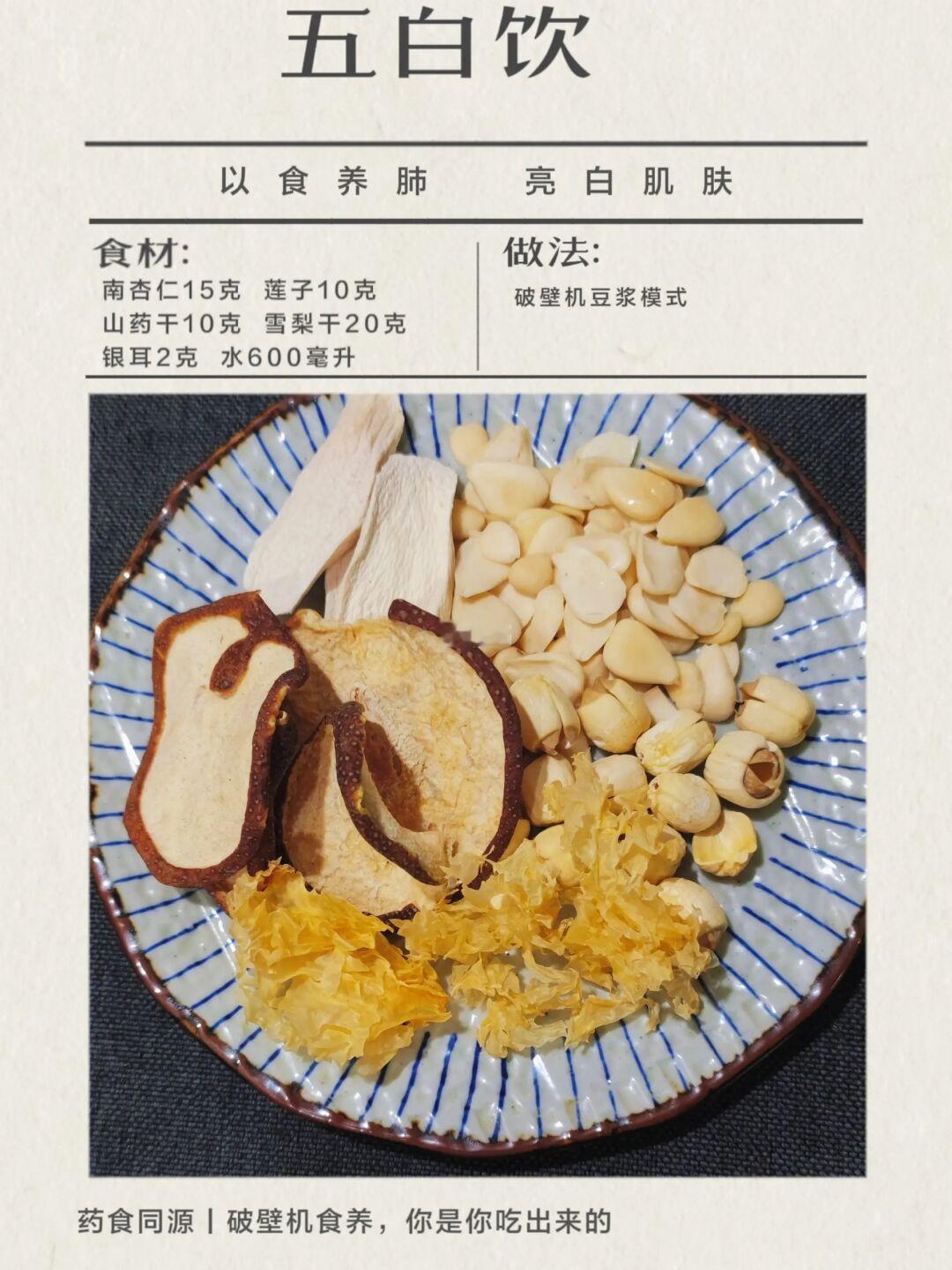 以食养🫁五白饮Ⅰ破壁机食养的第13天