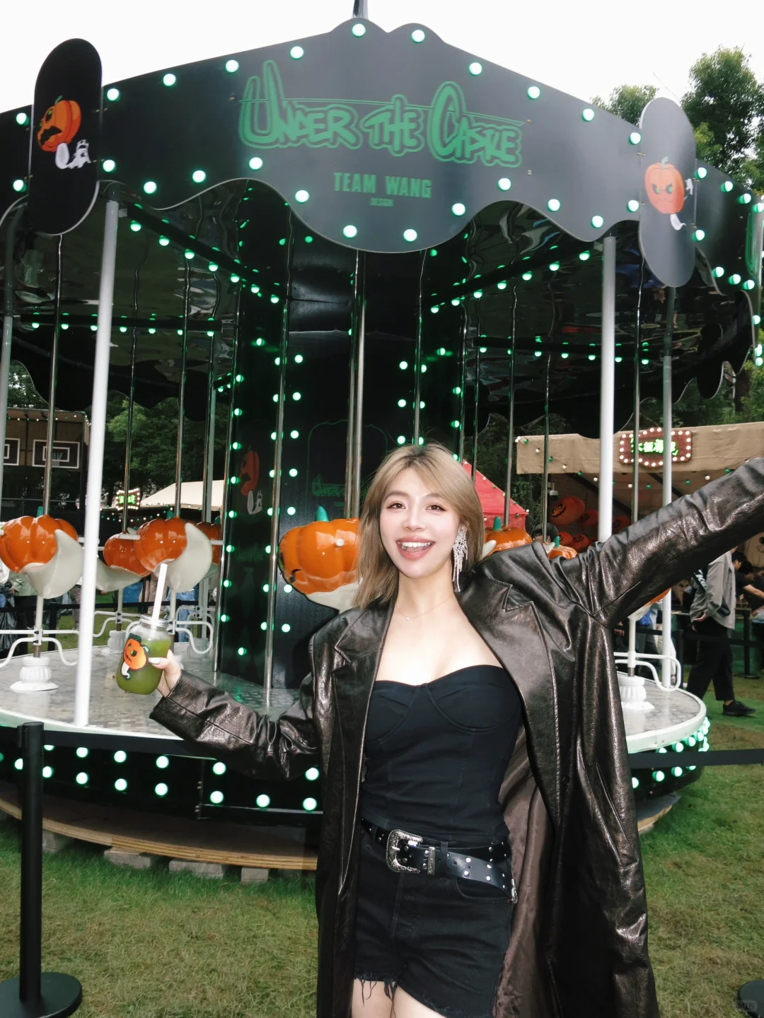 王嘉尔TEAM WANG集市🎃捕捉到暗黑阿喜👻