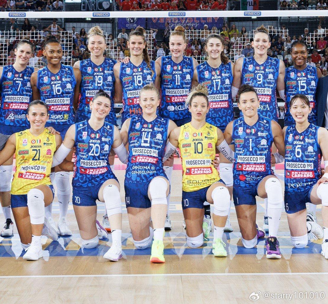 🆕24-25赛季女排意甲常规赛第十三轮(提前赛)，科内利亚诺 3-0 佩鲁贾，