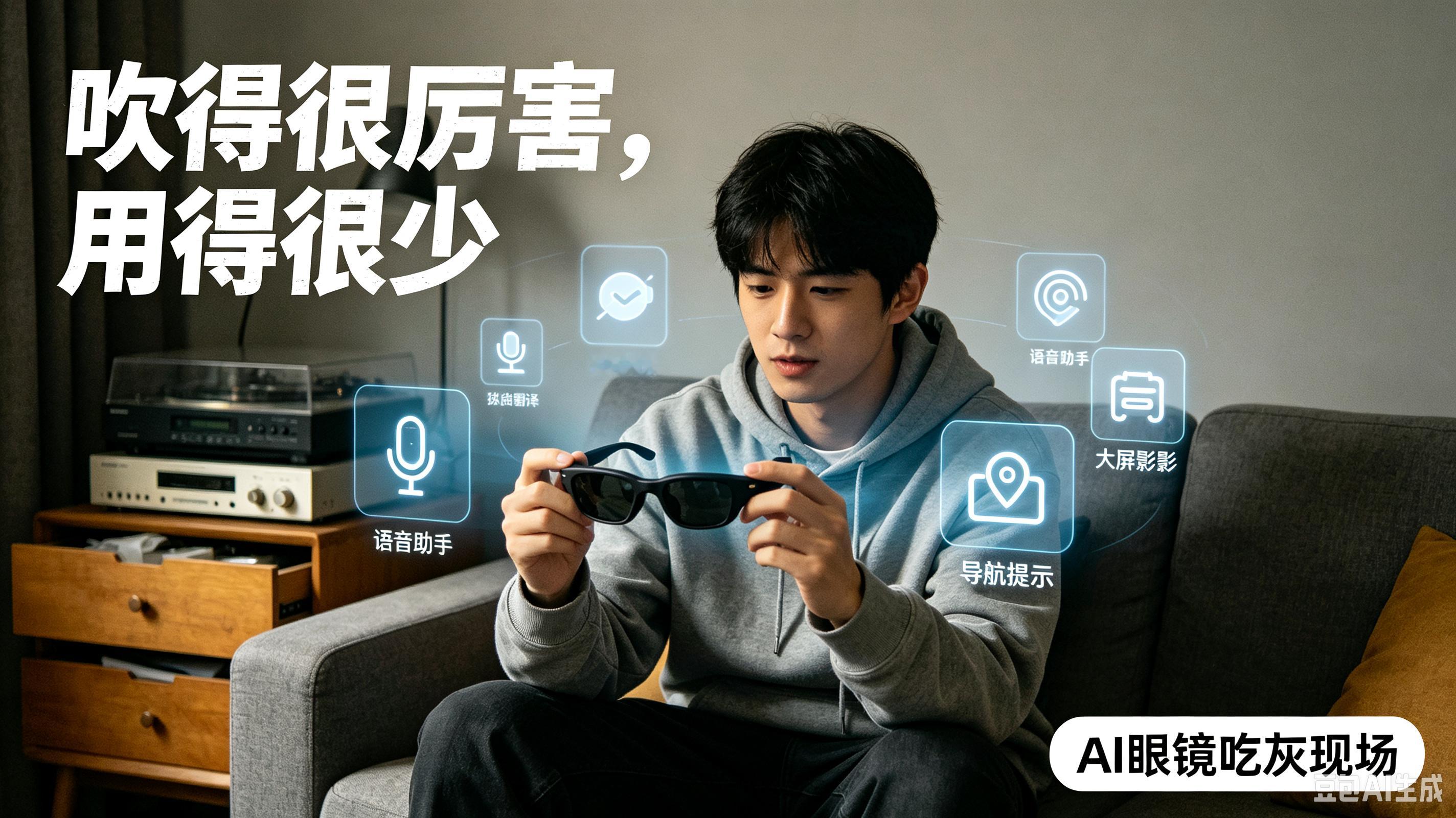 AI眼镜的问题是过度宣传吗 最近AI眼镜的风很大啊，但是暴露出来的问题也很多，很