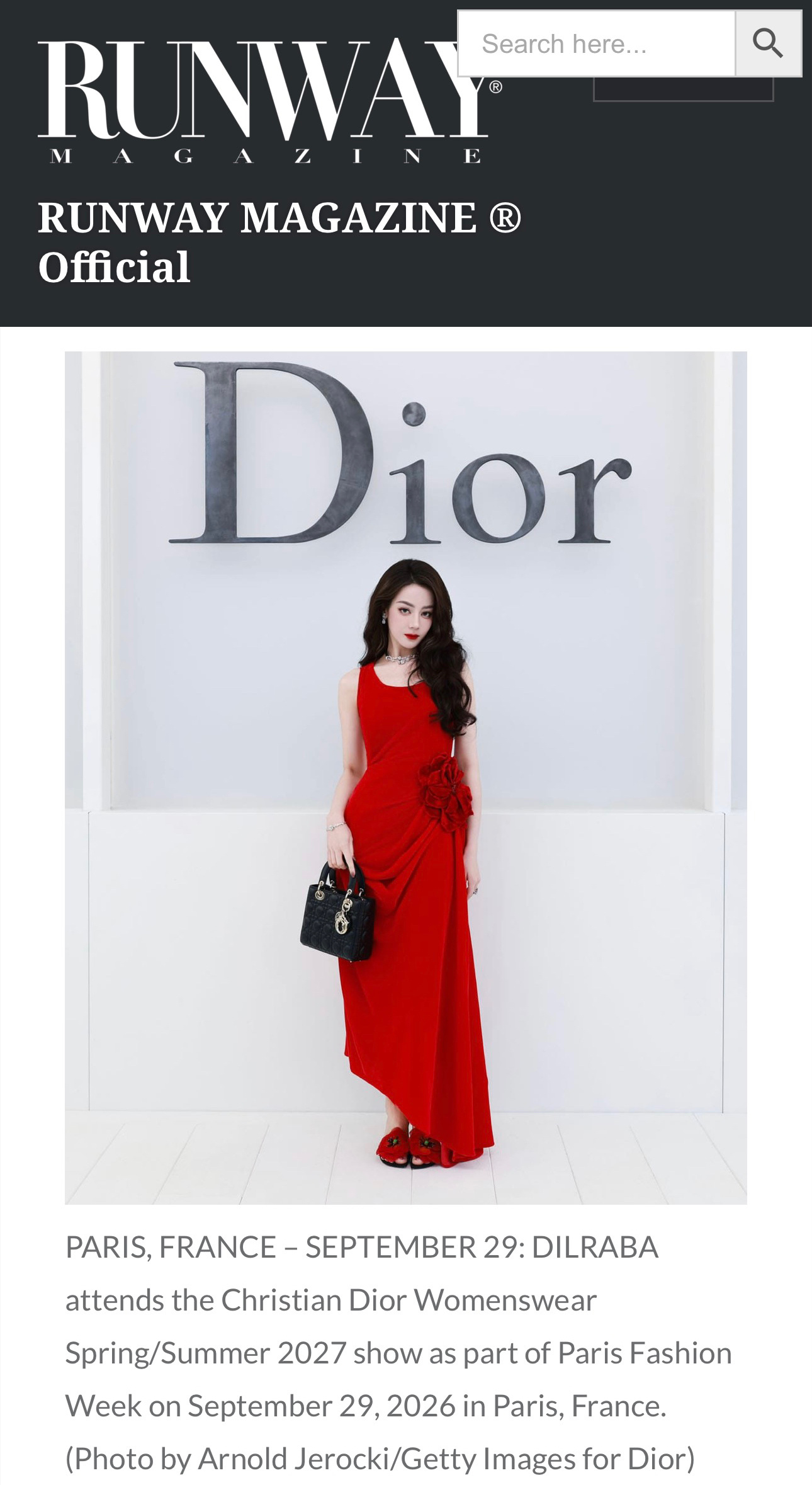 【Runway Magazine分享】Runway Magazine在其官网分享
