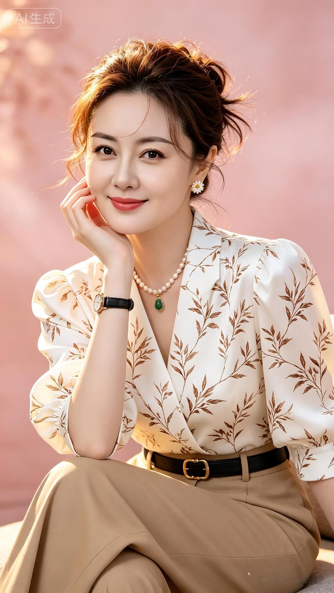 优雅气质，时尚穿搭，珍珠与绿宝石的完美搭配，尽显女性魅力！