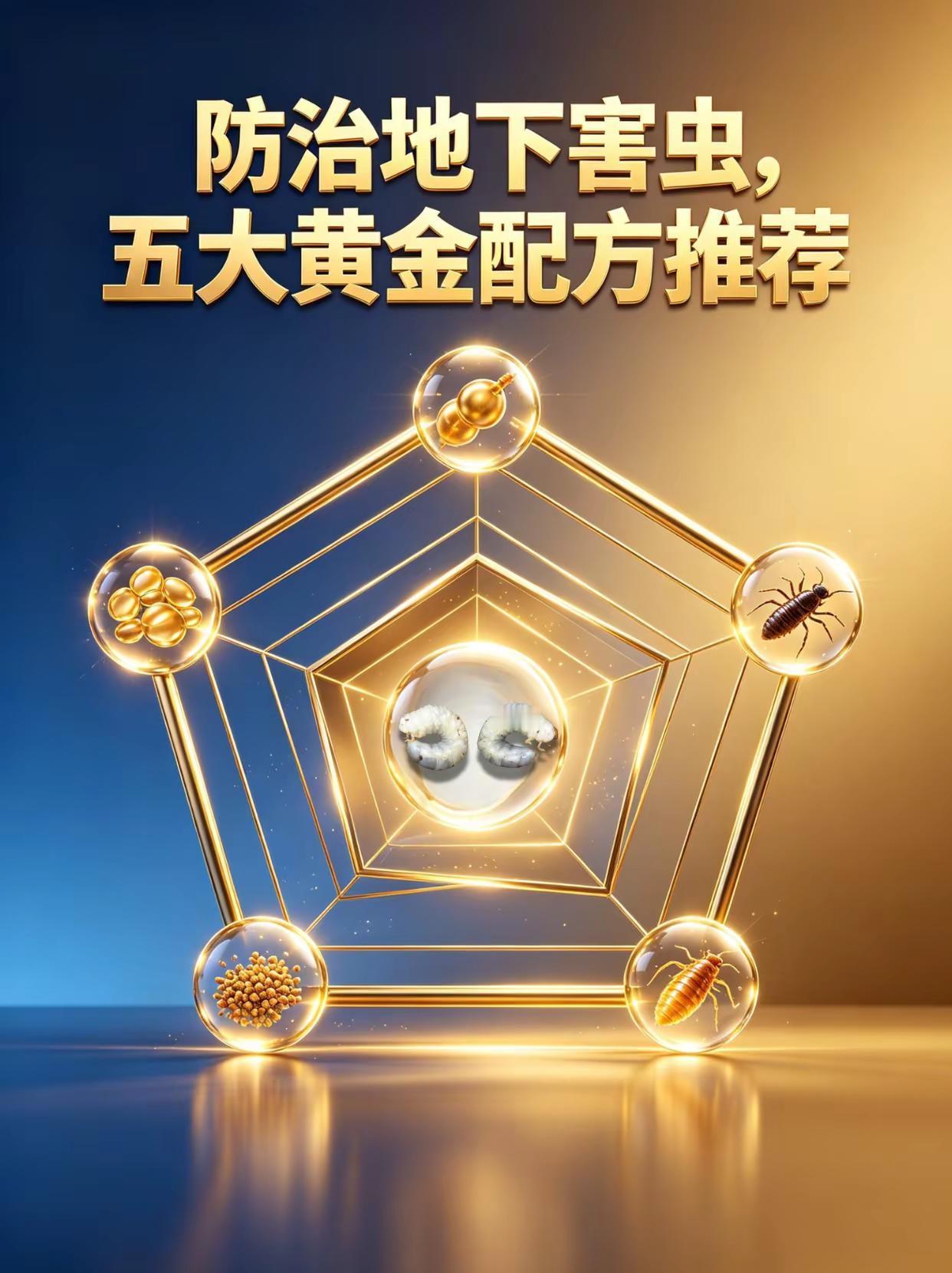 防治地下害虫五大黄金配方推荐。防治地下害虫