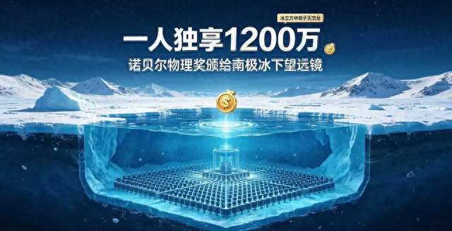 万年玄冰作“天眼”：诺奖得主用南极冰，捕获宇宙幽灵粒子