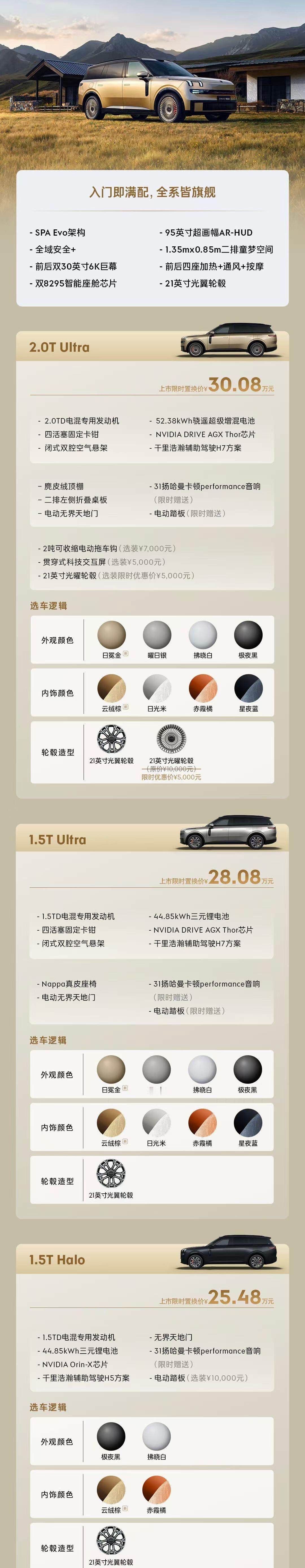 新车划重点 4月27日，领克900五座版正式上市，新车依托SPA Evo大型电混