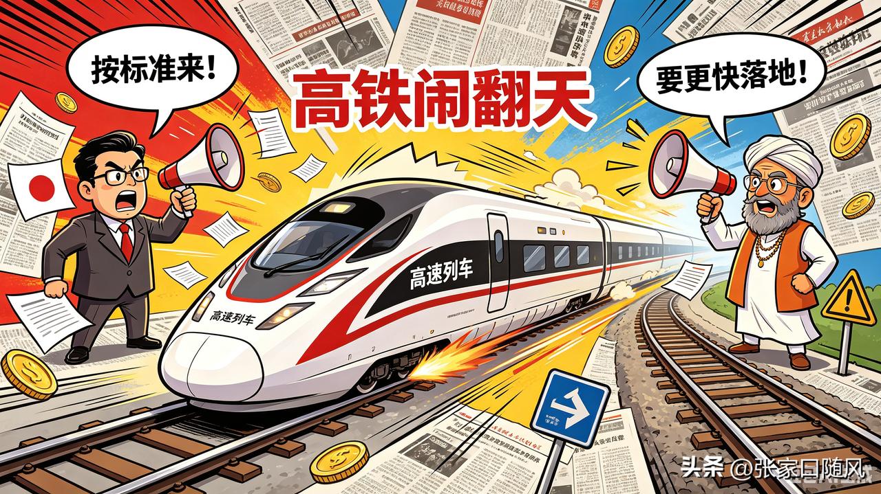 日本和印度因为高铁闹翻了，这俩是刚认得亲戚啊！因为这点小事，还闹得不愉快了。
