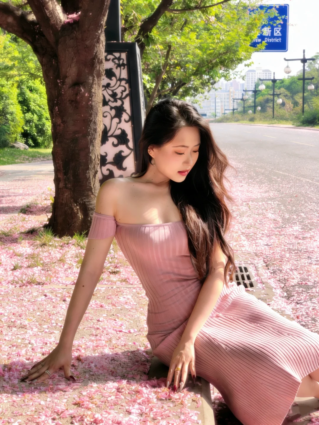 西安陪拍｜晚樱🌸
