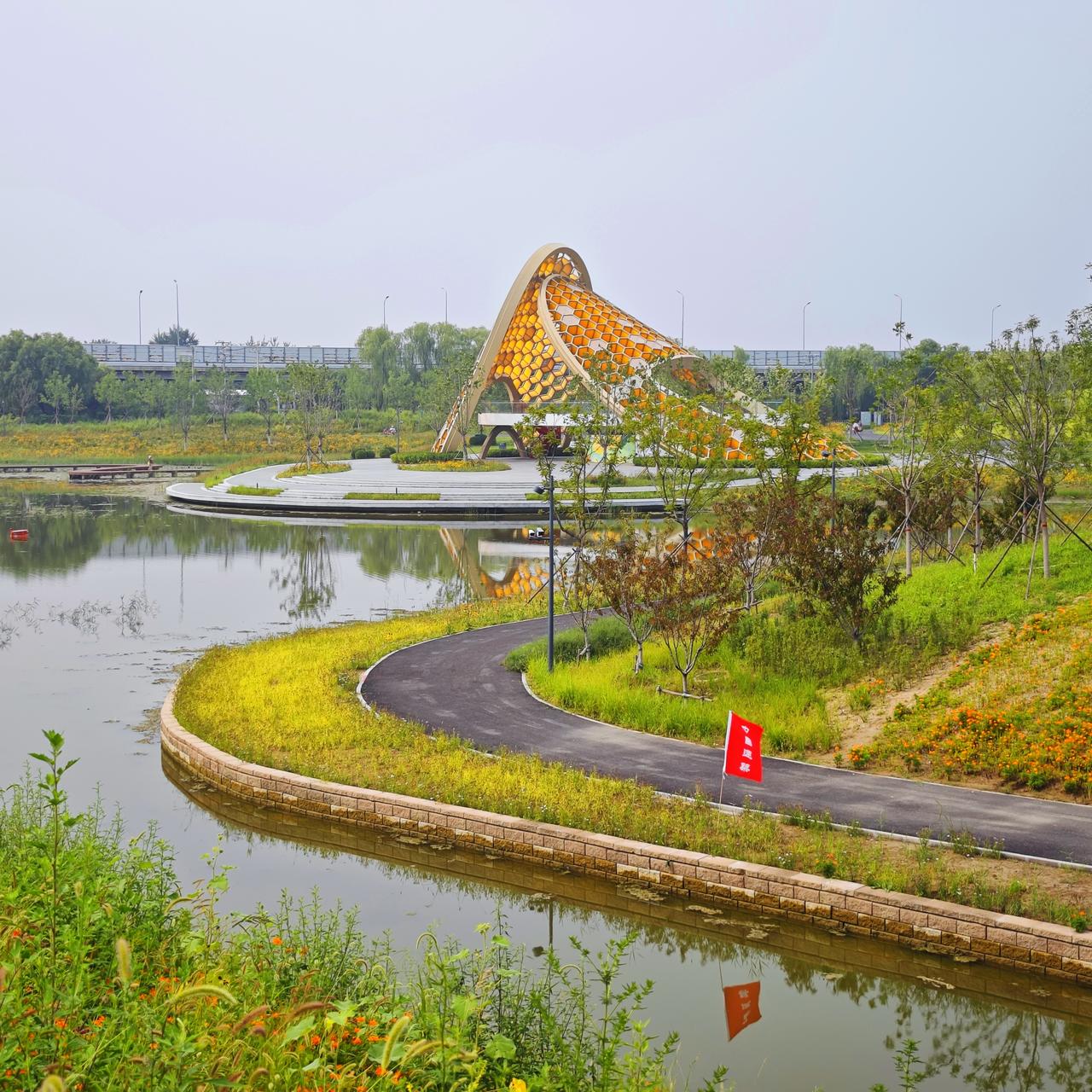 温榆河公园朝阳园区部分景观
