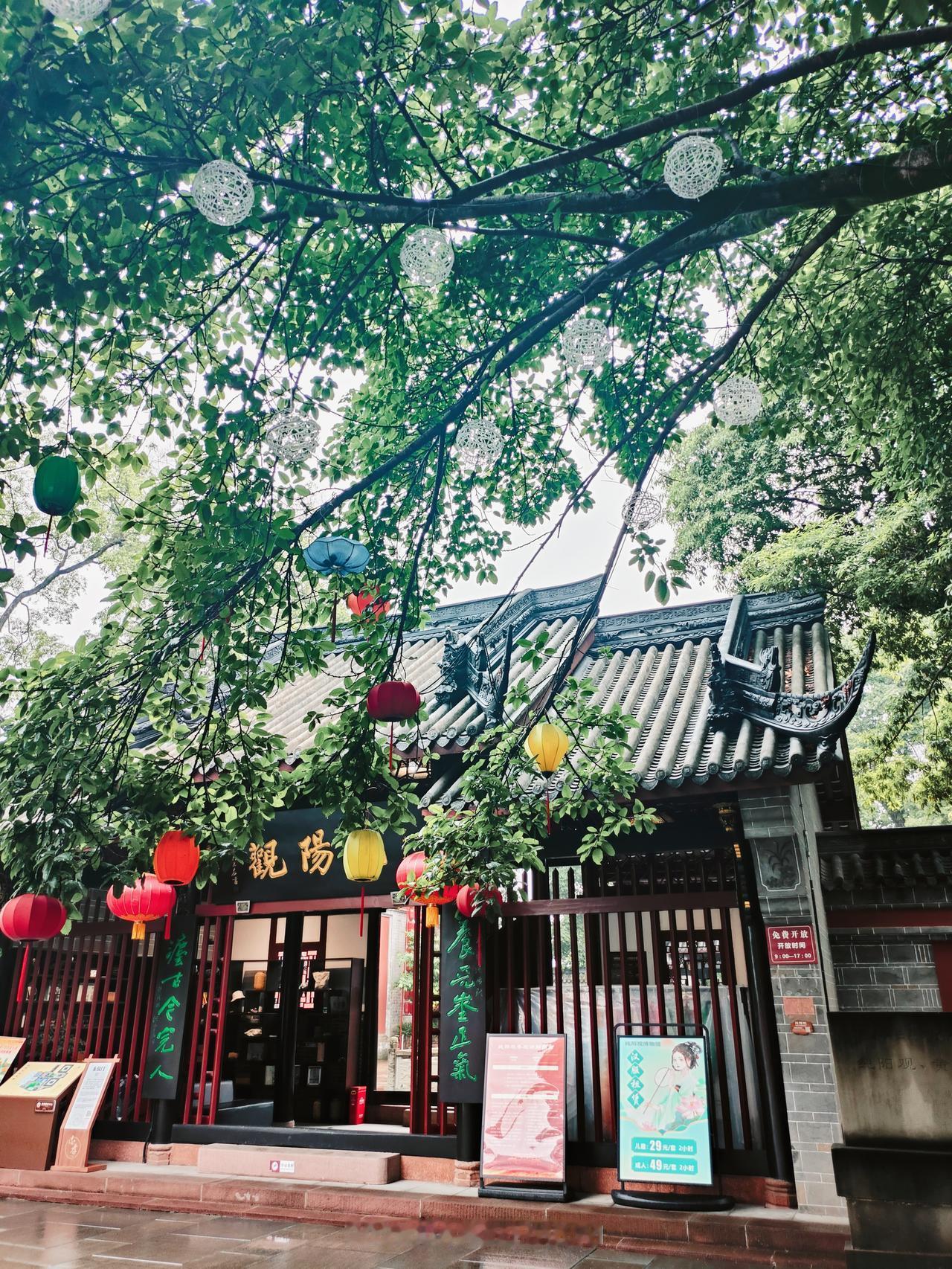 雨中遊新津純陽觀。一座融合儒佛道三家的博物館。供奉孔子 文昌帝君 鐵筆天王（適合