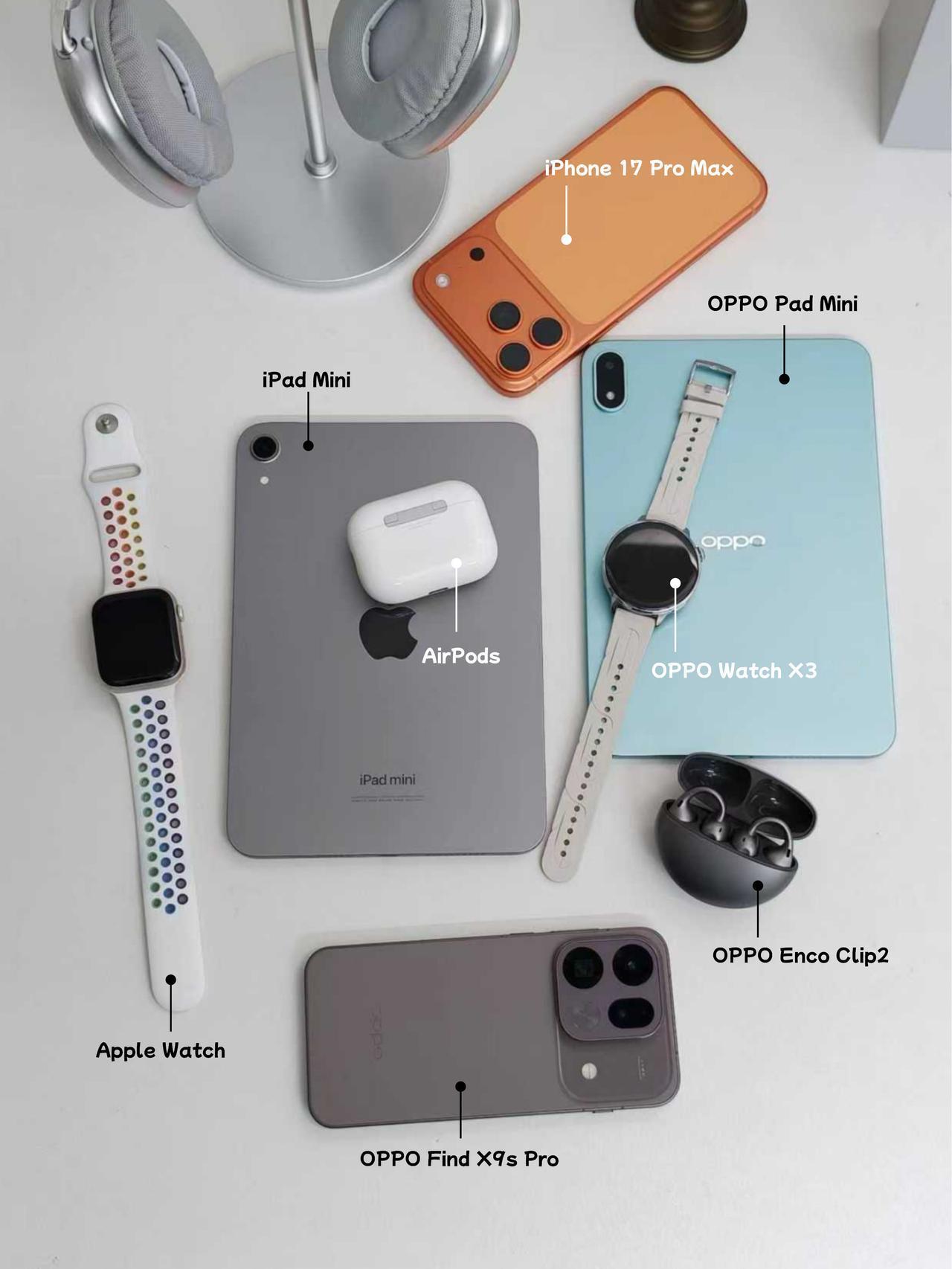 不知不觉凑齐了两套全家桶😅真是没招了...

平时折腾来折腾去的，就爱买点数码