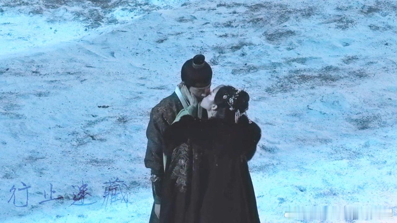 丁禹兮邓恩熙吻戏路透 丁禹兮邓恩熙花开锦绣雪夜吻 丁禹兮邓恩熙吻戏路透，雪夜之中