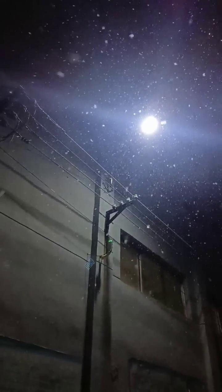 喂，你那里下雪了吗？