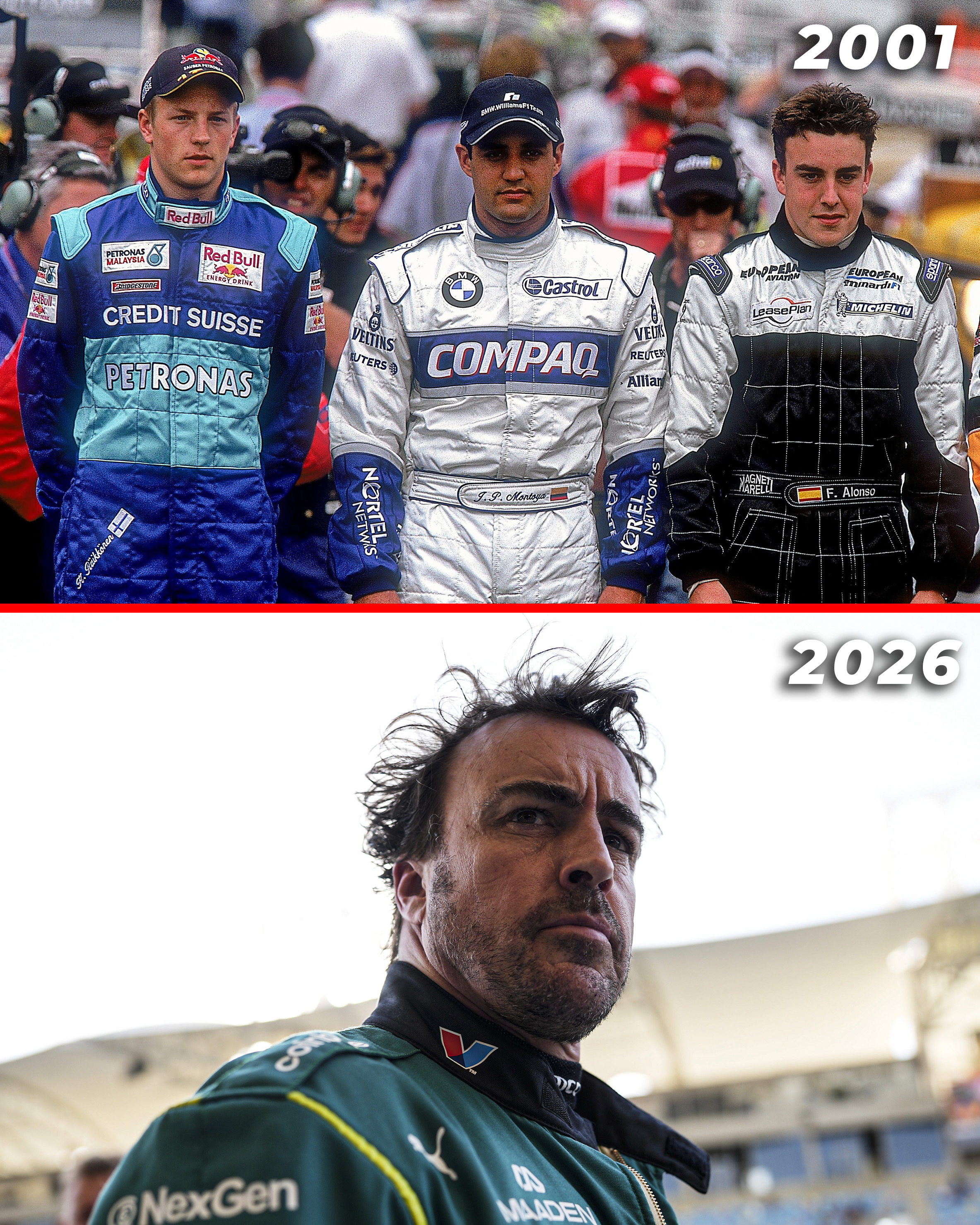 25 年前的今天，莱科宁、蒙托亚与阿隆索悉数在澳大利亚迎来 F1 首秀……而其中