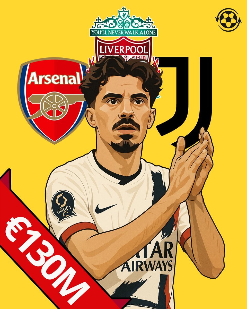 🚨阿森纳、利物浦和尤文图斯都对签下巴黎圣日耳曼中场维蒂尼亚感兴趣坚决不卖❌❌❌