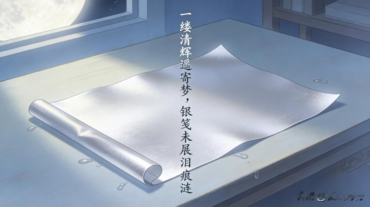 七绝·寄思  〔文｜狐山诗行〕
 

愁怀无计对婵娟，霜魄不堪千里寒。
一缕清辉