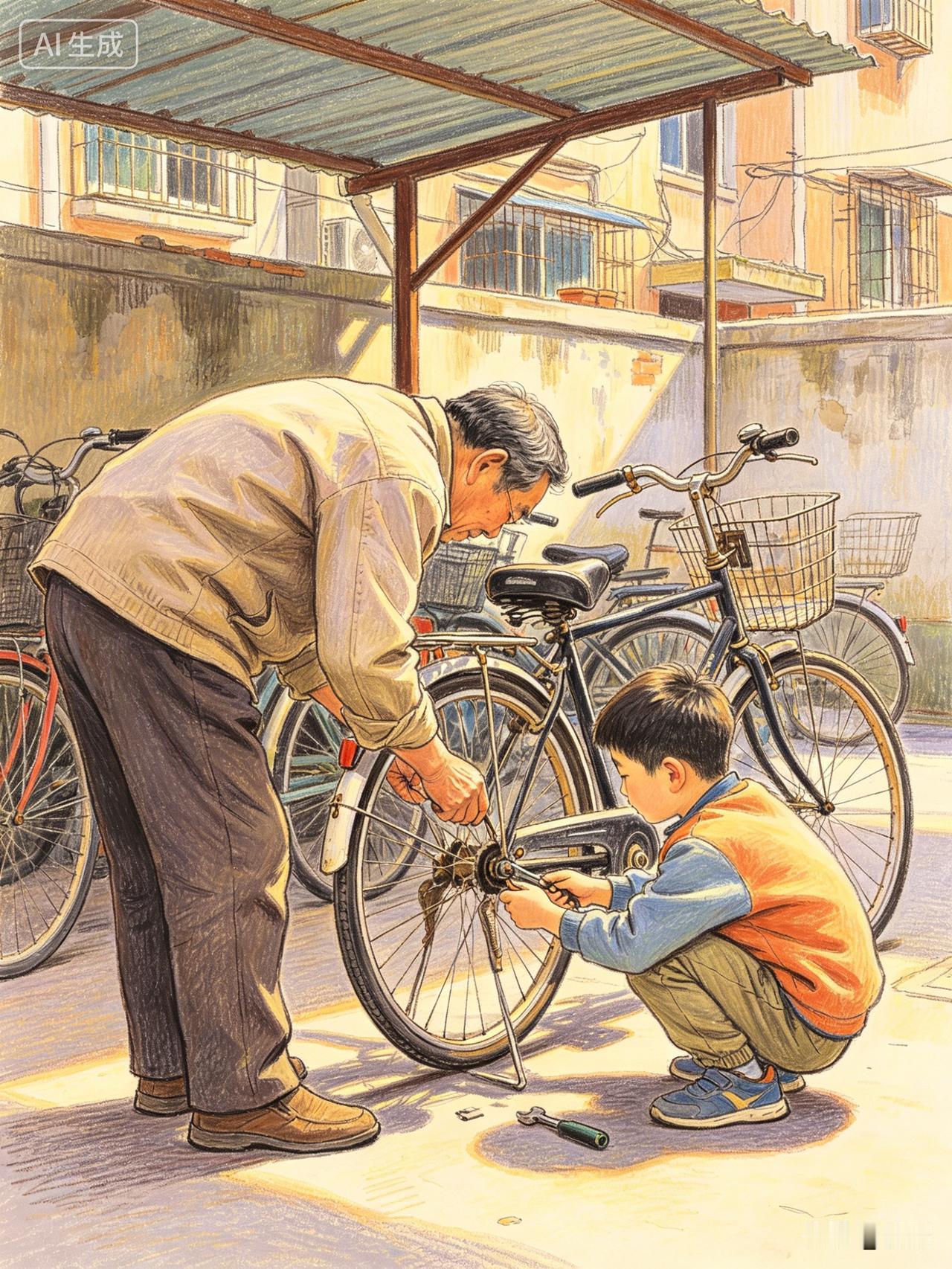一个扎心的事实：
过去的父母打孩子，
打完也就打完了，
孩子哭一鼻子，
接着跟一