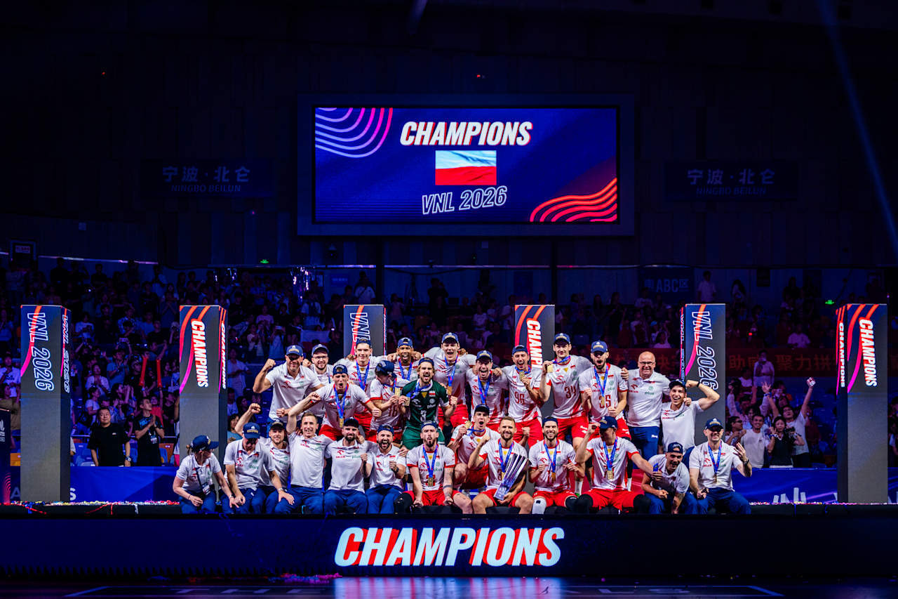 2026年男排VNL冠军🏆：波兰🇵🇱 