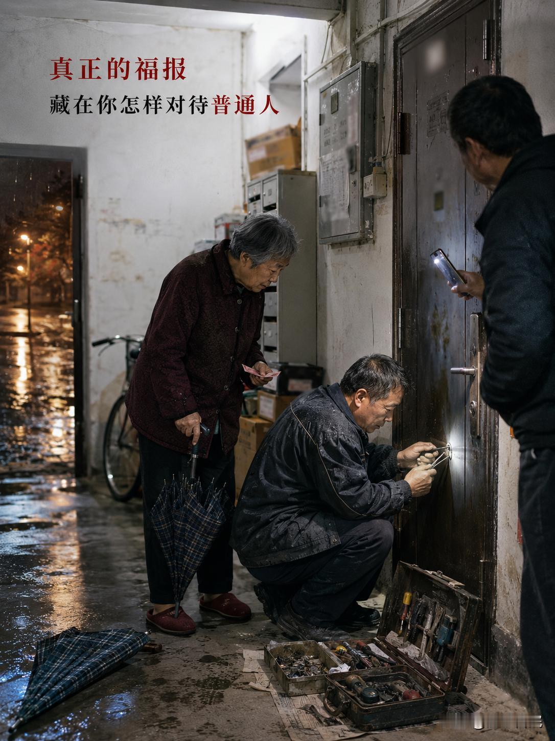 读南怀瑾才明白：一个人真正的福报，藏在他怎么对待普通人

老蔡在老小区门口修了二