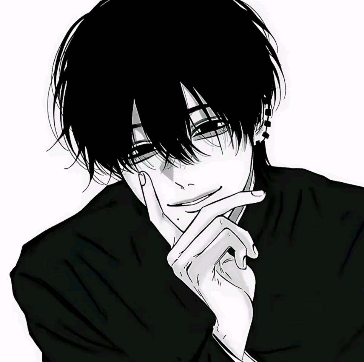 打王者荣耀的时候换上这种黑白动漫男神头像会不会给对面一种我是高手来低端局炸鱼的错
