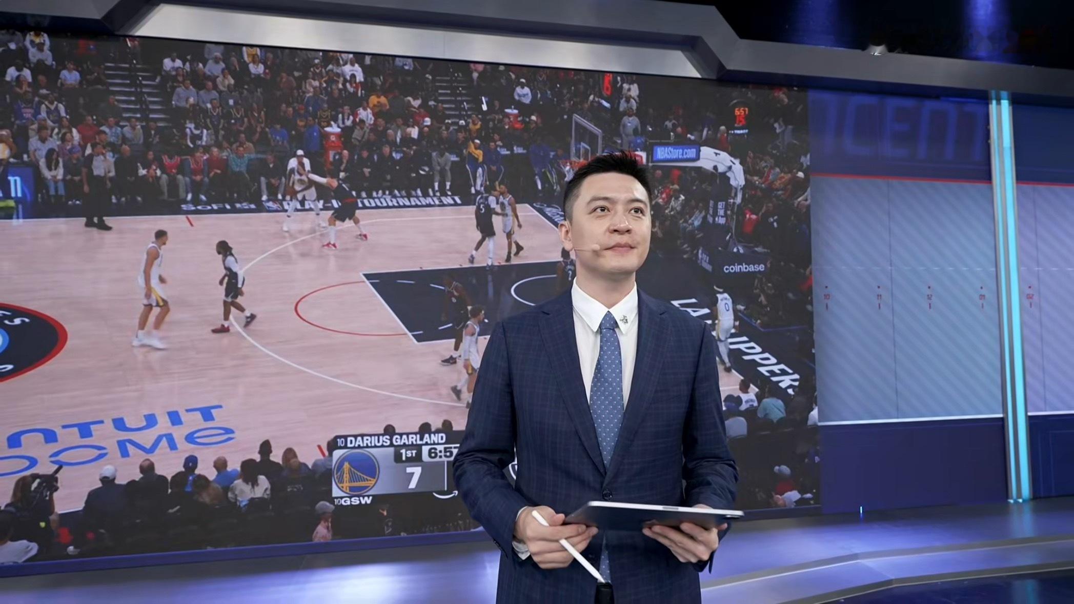 杨导今日解说NBA附加赛勇士打快船爱来自辽宁勇士vs快船