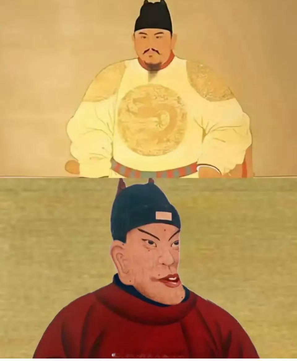 课本更换朱元璋画像说实话小时候上历史课就怀疑这照片有问题，不是我多聪明，是有几个