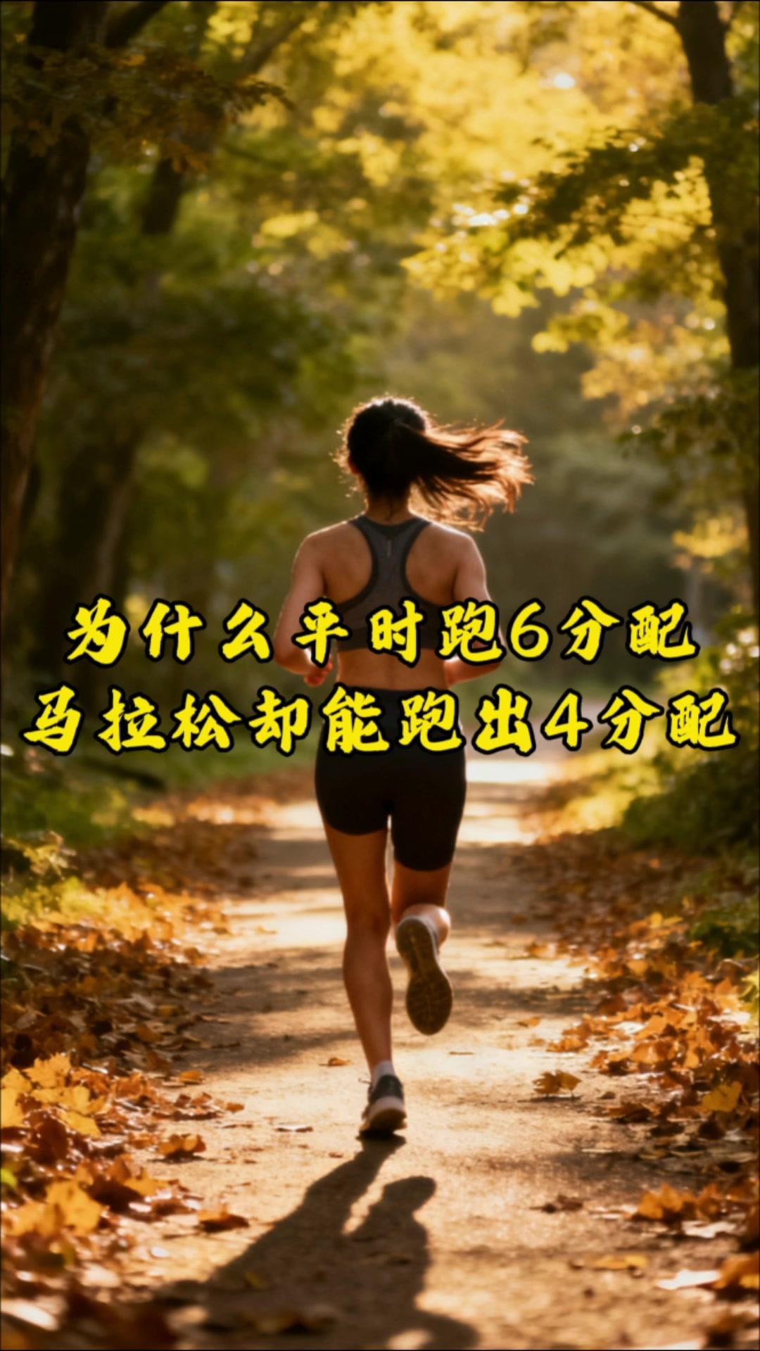 🏃‍♀️日常6分配，马拉松4分多怎么做到？

你是否见过这样的跑者：日常训练稳
