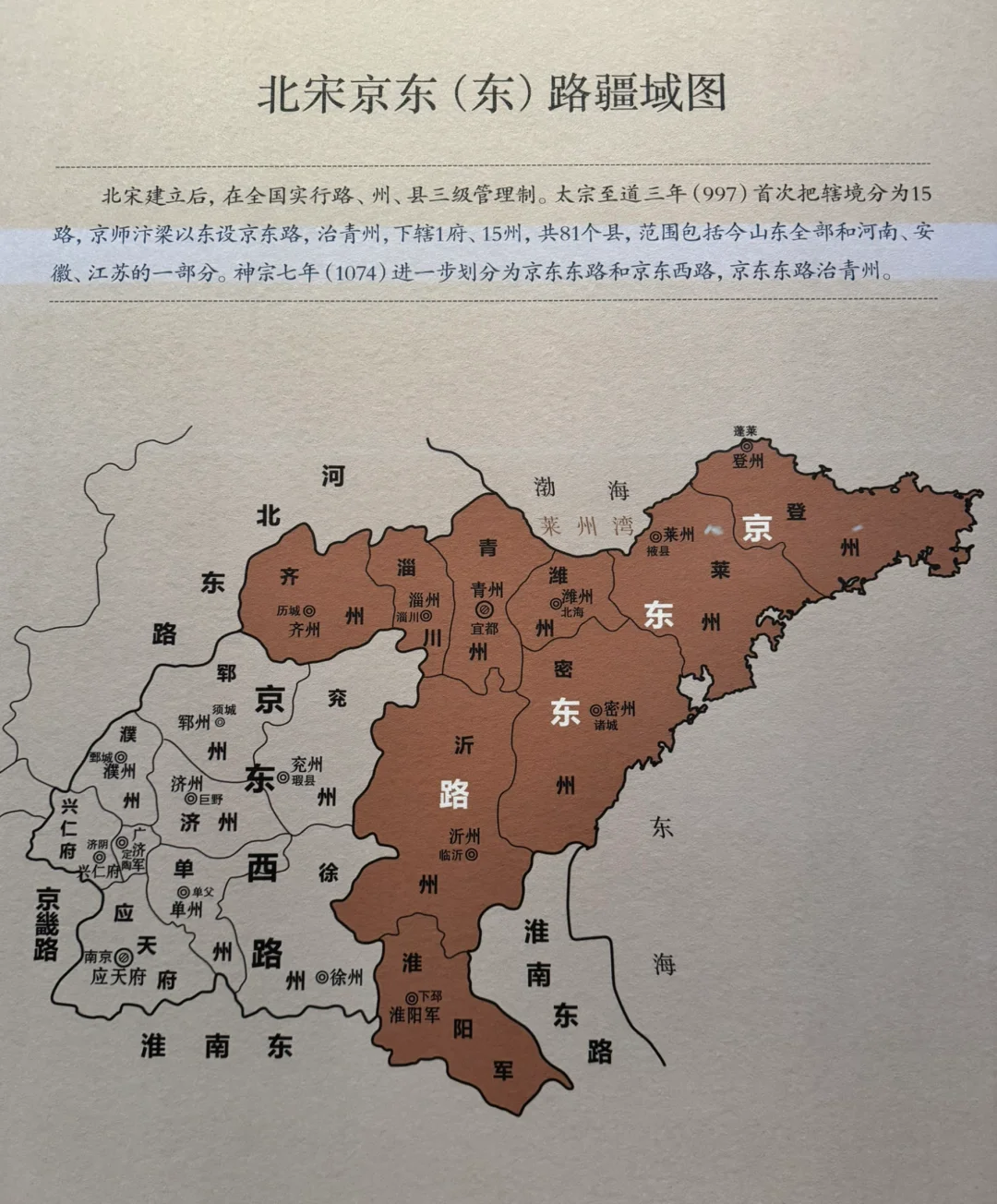 在北宋，京东就是现在的山东