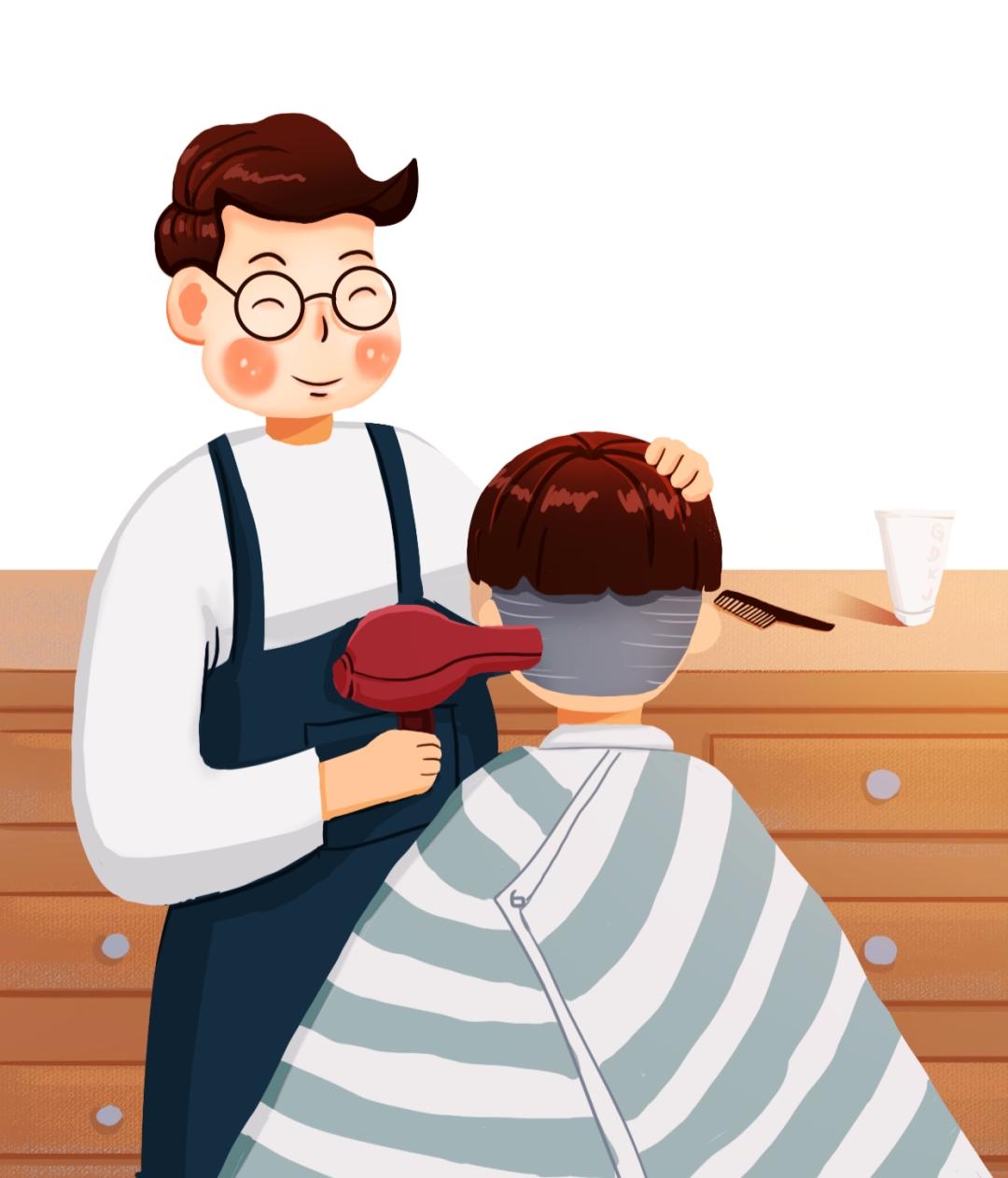 昨天去理发，出于好奇心，去尝试了一家小区门口新开的理发店。我看到理发店的名字，猜