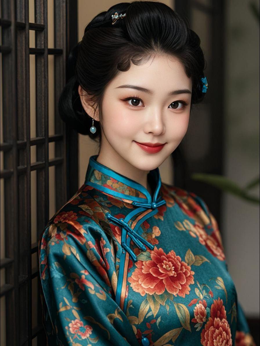 AI斑斓旗袍梦
