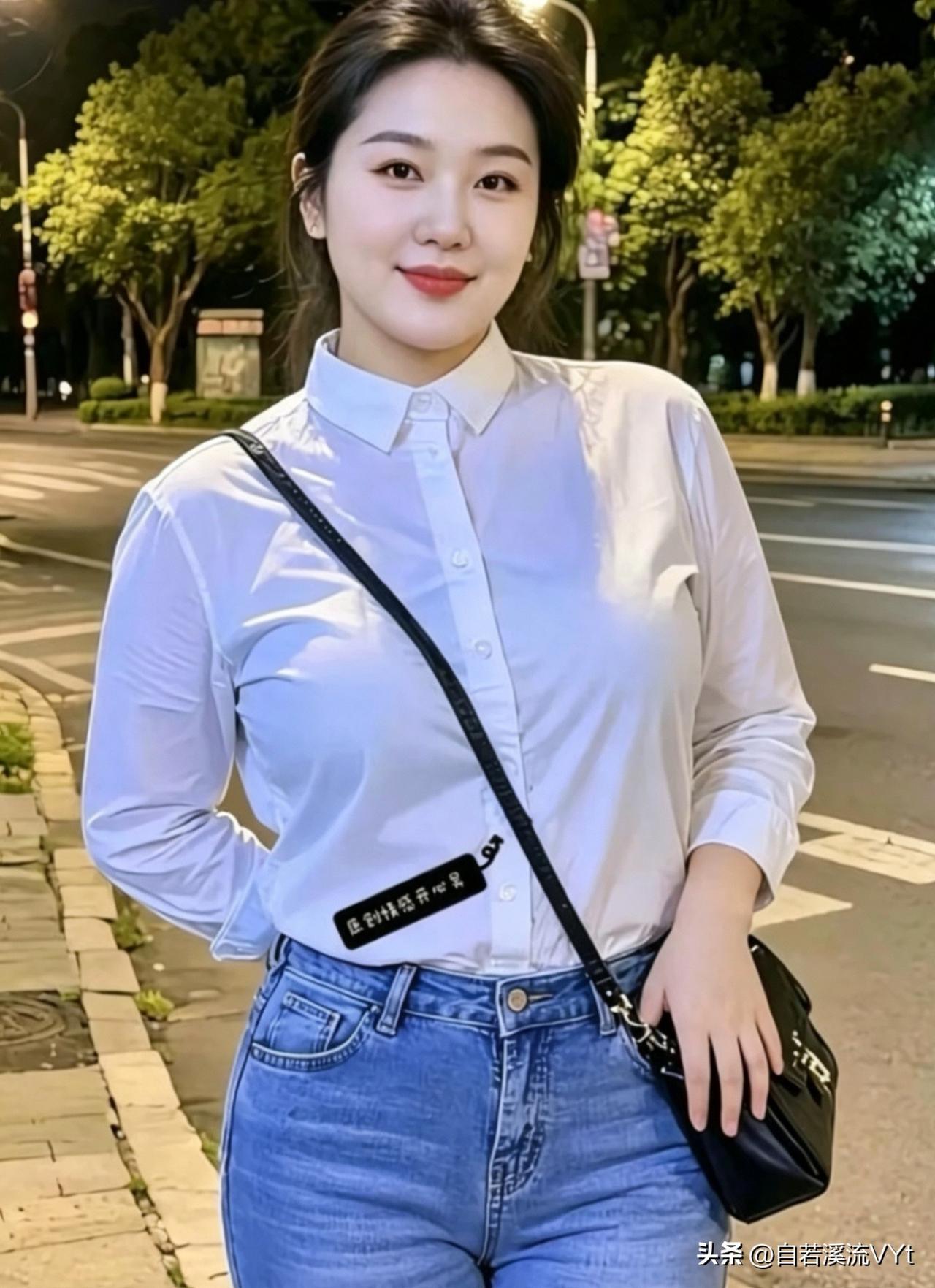 点绛唇·夜街闲步
 
灯影摇风，素衫清浅融街暮。
笑涡轻驻，鬓畔香微度。
漫倚尘