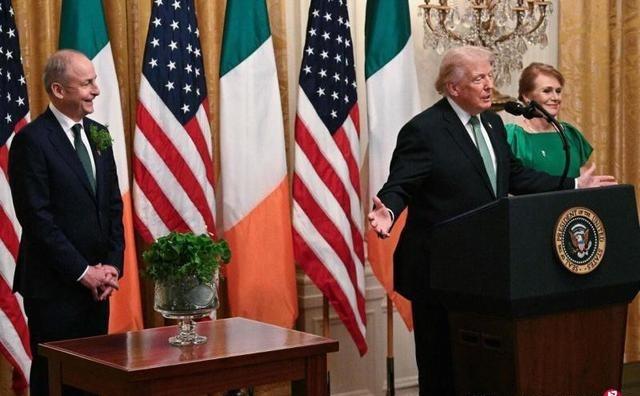 特朗普遭遇耻辱一幕，爱尔兰总理说出了，英国人不敢说的话
3月17日爱尔兰总理携夫