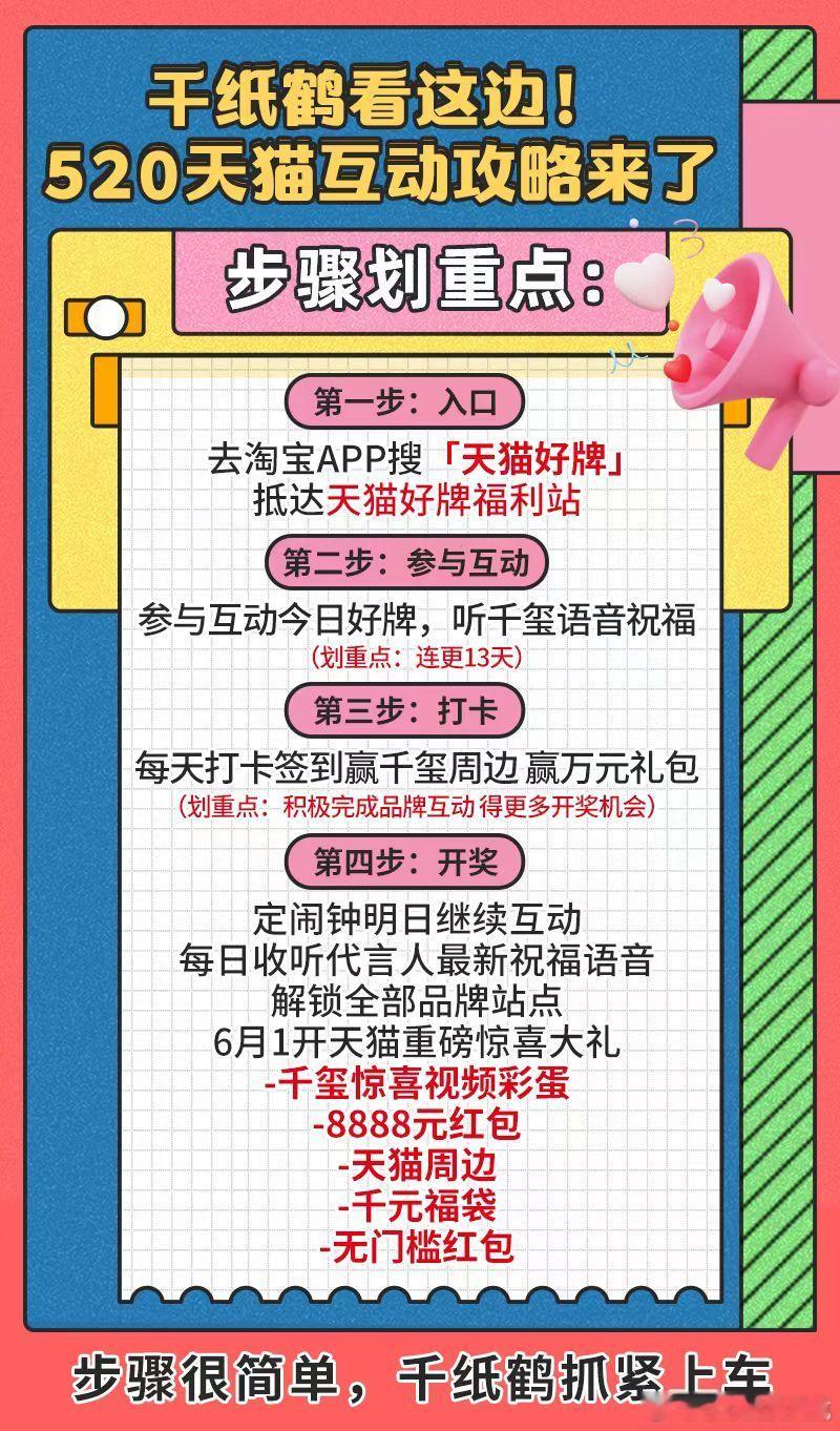 #易烊千玺[超话]##易烊千玺送你天猫好牌#千玺这次亲自发牌不会还有人不知道吧？