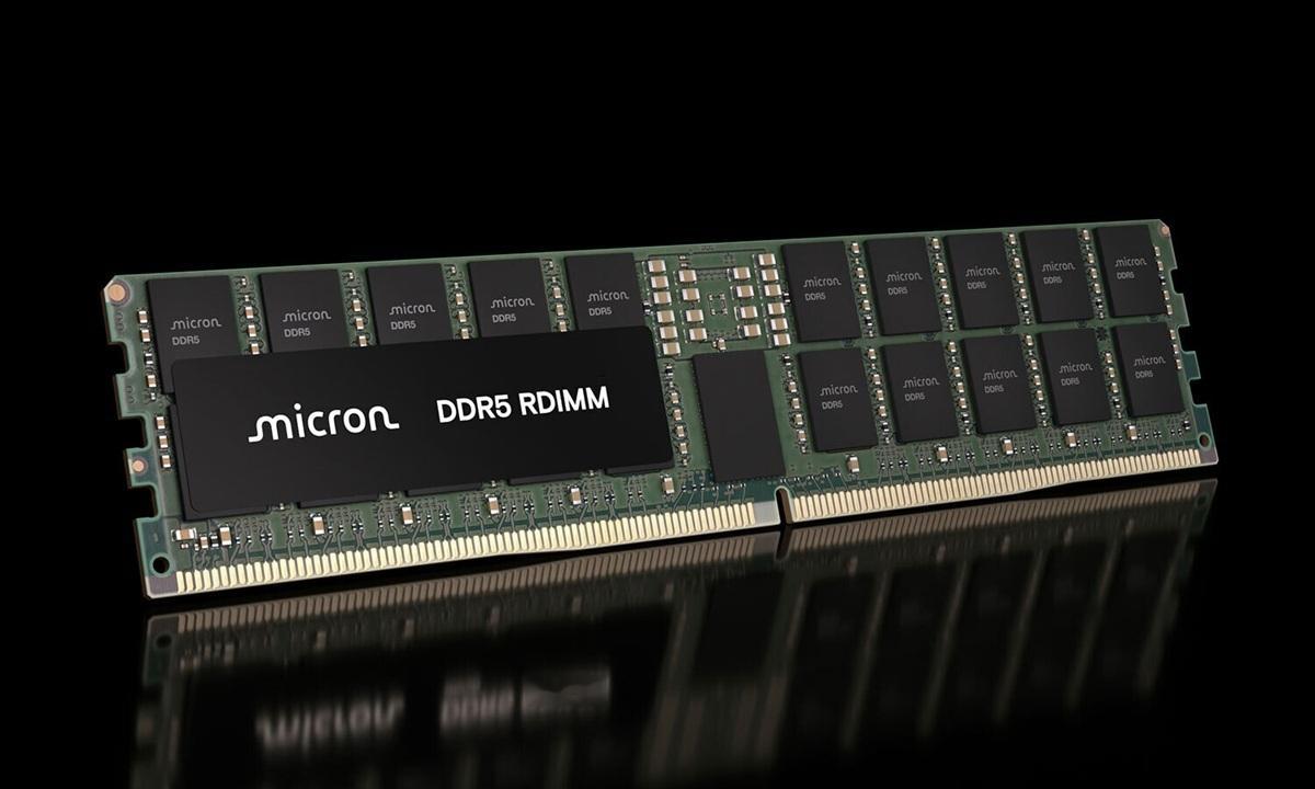 美光开始交付256GB DDR5 RDIMM模块基于1γ工艺，速率达9200MT