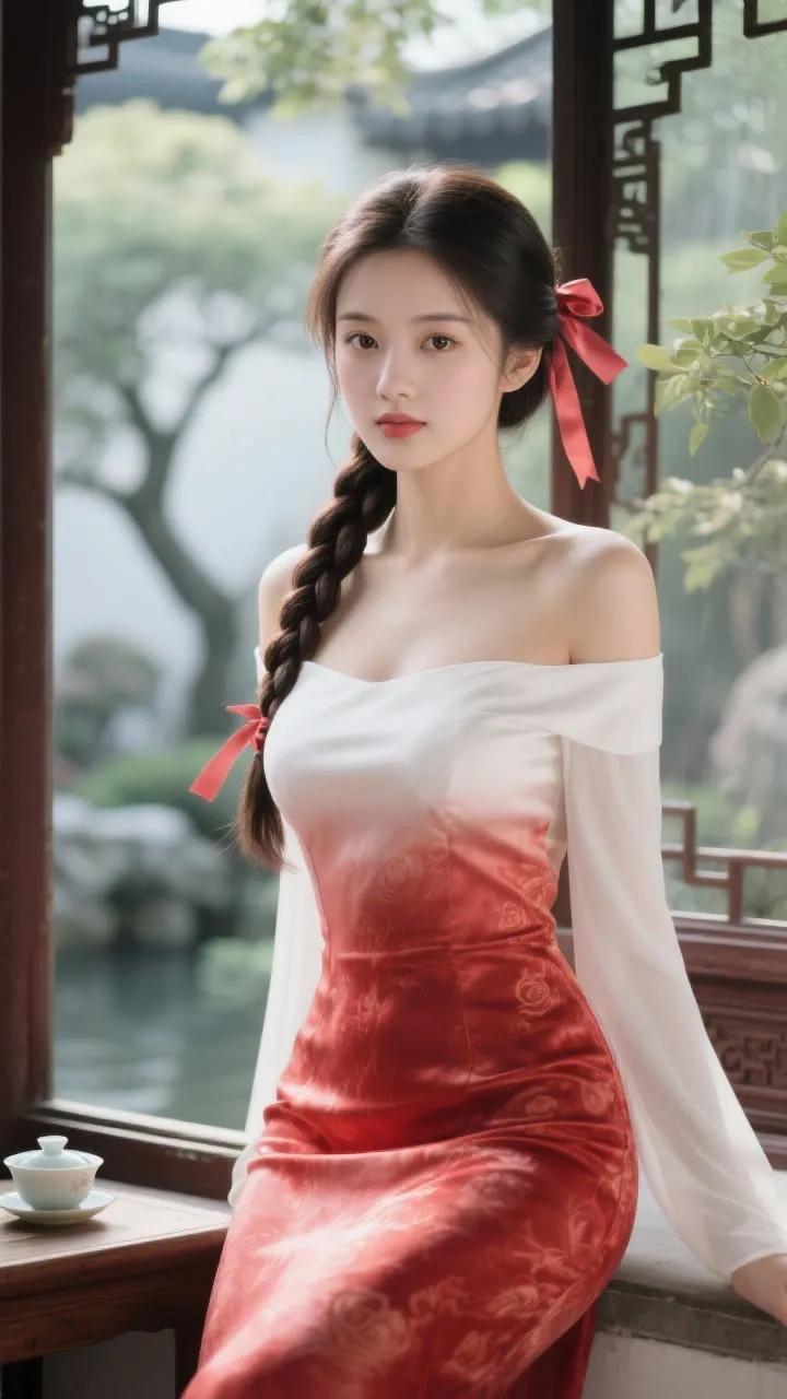 古典韵味，红袖添香，东方美人