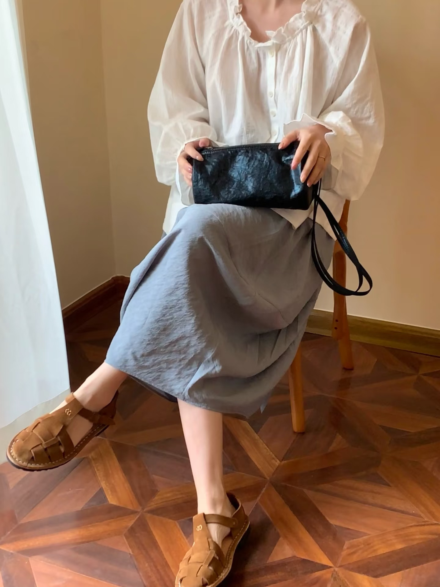 155cm ootd｜浅温柔一下🍃
