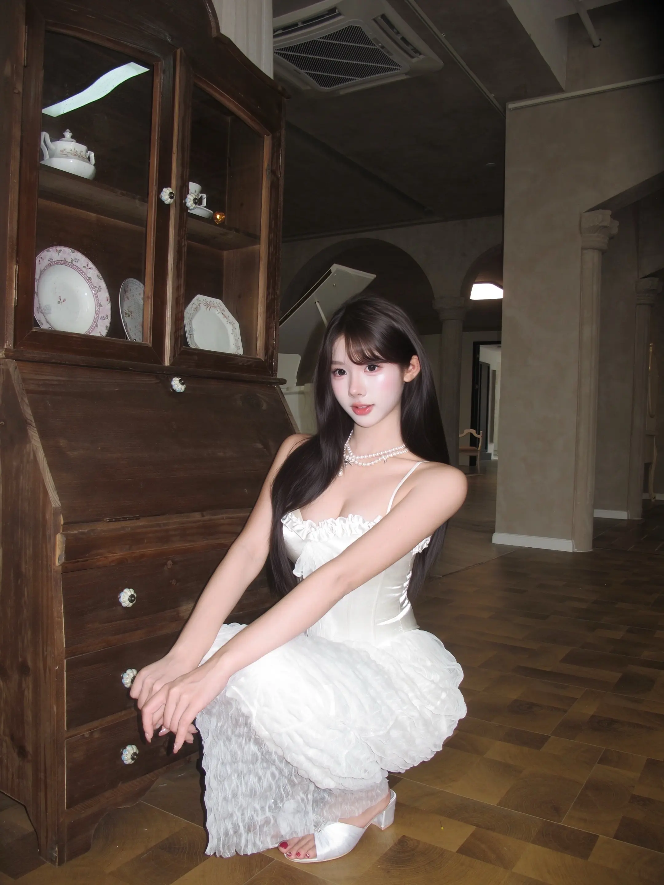 🤍。圣洁告白 感觉是穿了想结婚的法式美裙[哇R]