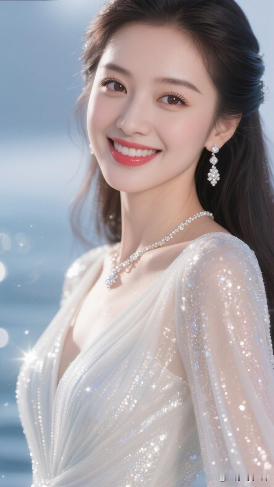 梦幻仙女风，闪闪发光的礼服，甜美笑容，仙女下凡！分享近期你最喜欢的一张照片