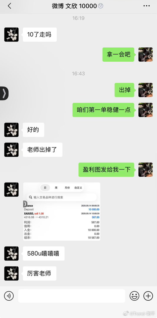【1万美文女士实盘】日内第一丹开门红空丹4316-4310，拿下6点空间，587