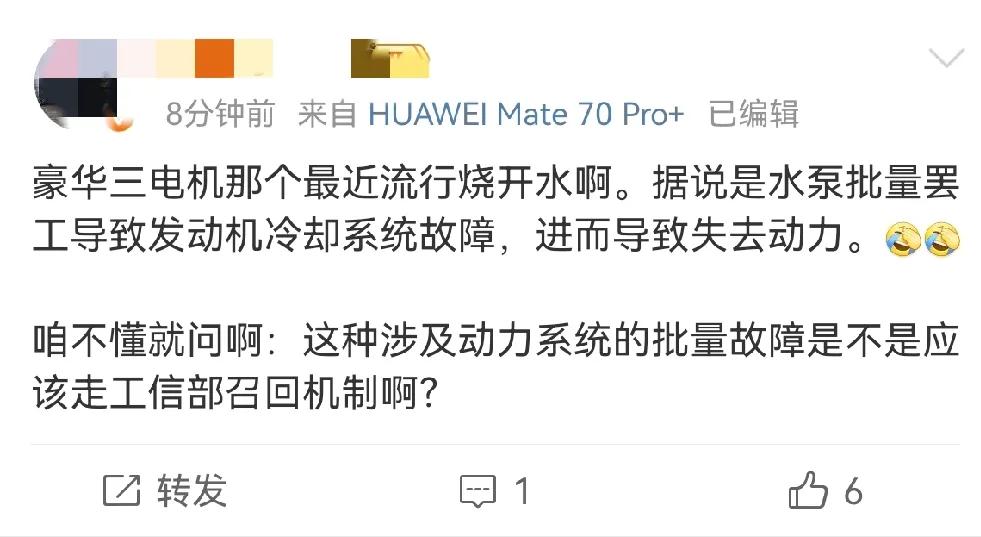 豪华三电机，市场上也就只有那一台车吧，这才上市几个月，就出了批量故障，怪不得销量