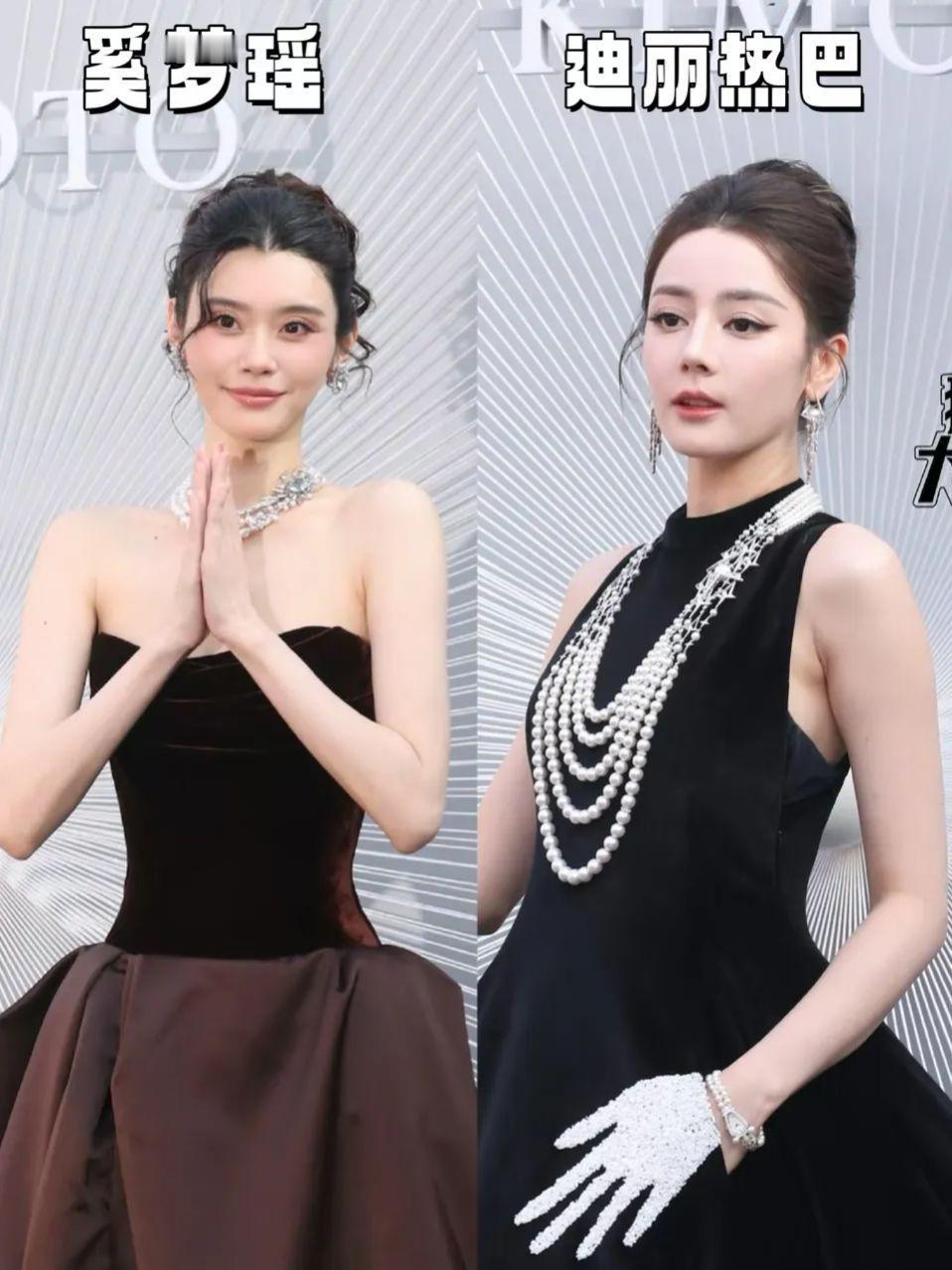 迪丽热巴和奚梦瑶，有啥可比的！我特么最烦那些把两个女明星放在一起对比这对比那的了