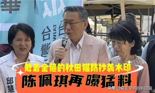 陈佩琪又曝猛料！
柯文哲坐经济舱帮市民省钱，徐佳青坐商务舱烧2383万公帑，陈佩