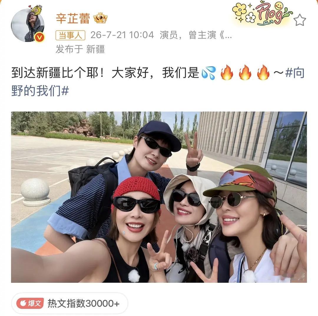 辛芷蕾去录综艺了？综艺上多了对演员不好吧
为什么接了一个综艺啊，虽然阵容还行，按