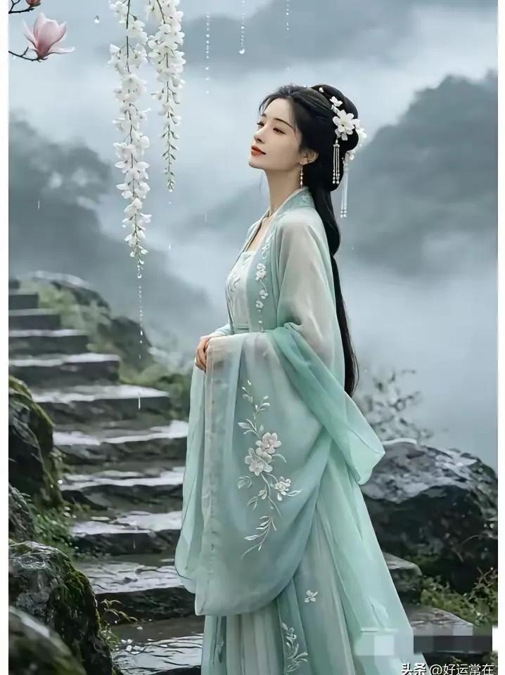 上联是：雨打玉兰垂泪落，
我对的下联是：风吹古柏系牛桩。
横批就是：《玉兰与古柏