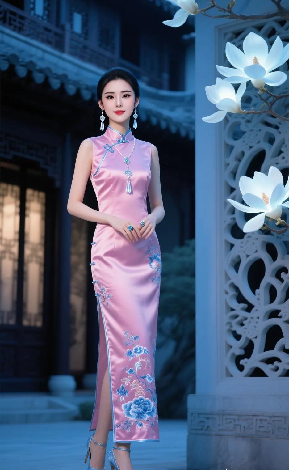 优雅旗袍秀，东方韵味浓！旗袍秀东方美人 旗袍古典新中式 中国旗袍美女 旗袍秀一 